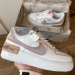 Кеди Nike Air Force 1 Shadow Amethyst — шкіряні стильні жіночі кеди