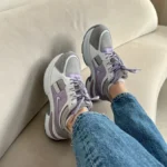 Кросівки Nike Pro Violet — шкіряні стильні фіолетові кросівки