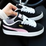 Suede XL black / Pink zamšādas sieviešu čības-stils un komforts