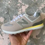 Baskets New Balance 574 Beige / Grey pour homme-daim / textile