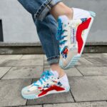 DG NS1 mehrfarbige Sneakers-Leder, stilvoll und komfortabel