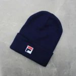 Шапка FILA Dark Blue — стильна акрилова зимова шапка