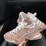 Tenisky DG Daymaster Pink kůže stylové pro každodenní nošení