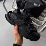 Кросівки Space Total Black із замші та текстилю ----------