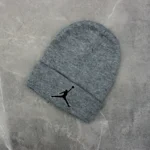Шапка AIR JORDAN Grey акрилова універсальна з вишивкою