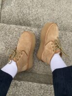 Ugg Neumel Platform Chestnut — чоловічі замшеві черевики на платформі — изображение 2
