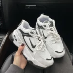 Кросівки Nike Pro Black/White — стильні чоловічі кросівки зі шкіри та текстилю