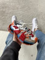 DG Space Orange Sneakers aus echtem Leder für einen stilvollen Look