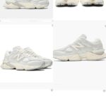 Кросівки 9060 Grey/White шкіряні та замшеві