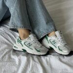 Кросівки New Balance 530 White/Green шкіра/сітка — комфорт і стиль