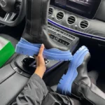 Чоботи BV Black/Blue з натуральної шкіри, преміум-якість ----------