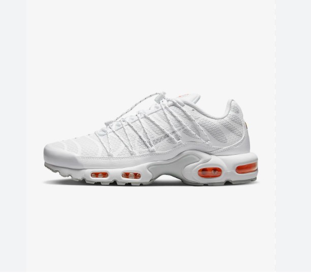 b1054e6d-4866-49aa-96c7-b5050a8a3478 Кросівки Nike Air Max Plus Utility White/Safety Orange — шкіряно-текстильні - Зображення 1