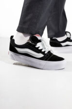 Vans Knu Skool Platform black/White sneakers-suede and textile platforms - Image 2