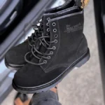 Чоботи Dr. Martens 1460 Black із замші без меху для стильного образу