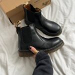 Чоботи Dr. Martens 1460 Chelsea Black шкіряні чорні