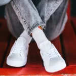 Puma Suede white Silver Toe leather sneakers-stylish women's/men's sneakers