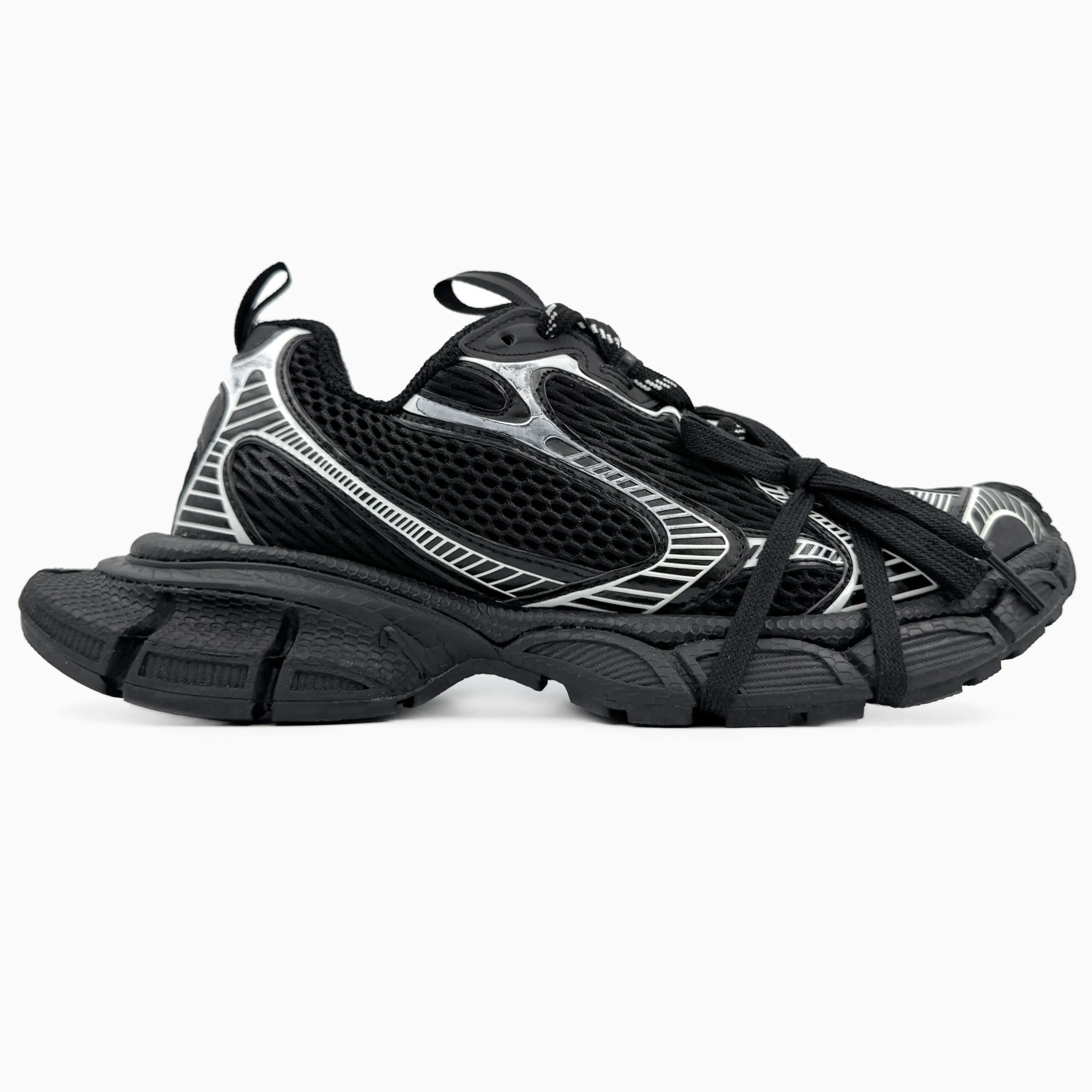 c43da798-f5d2-4c46-b95e-e3603976cf38 Кросівки Balenciaga 3XL Black/White зі шкіри та текстилю - Image 1