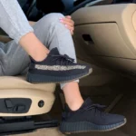 Кросівки Yeezy 350 Reflective Cinder Premium — текстильні рефлективні