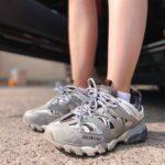 Sportbačiai Track Gray Premium odiniai vyriški-pilki