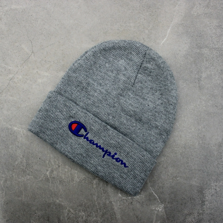 c646a2b9-5a1f-4908-830f-2cbaa613eb58 Champion Grey hat — universal acrylic with three-dimensional embroidery - Image 1