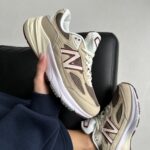 Sneakers New Balance 990v6 x Loro Piana pelle / mesh-stile Premium