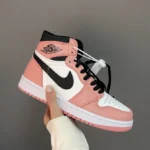 Baskets AIR JORDAN RETRO 1 Pink Quartz-baskets élégantes en cuir