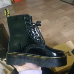 Чоботи Jadon Patent шкіряні лаковані для стильного образу