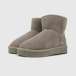 UGG Mini Khaki замшеві з хутром стильні та теплі - obrazek 2