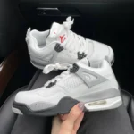 Air Jordan 4 retro White cement čības-klasiskas stilīgas čības