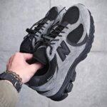 Boty New Balance 2002R GORE-TEX Grey / Black semiš / síťovina-vodotěsné