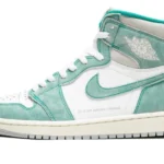 Nike Air jordan 1 Retro High OG Turbo Green čības - premium ādas Kross