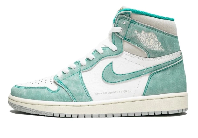 d2bb6b9e-1b32-452c-bc82-6d8997f5d407 Кеди Nike Air Jordan 1 Retro High OG Turbo Green — шкіряні преміум кроси - Bild 1