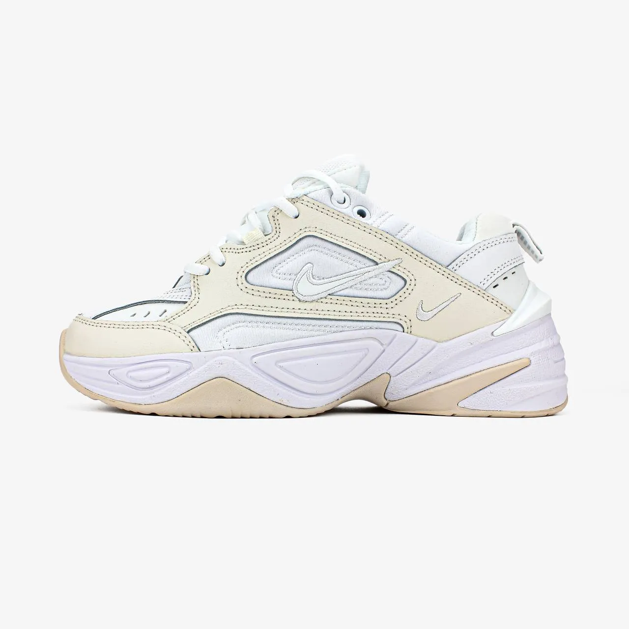 Кросівки Nike M2K Tekno White/Beige — шкіряні та текстильні кросівки - obrazek 1