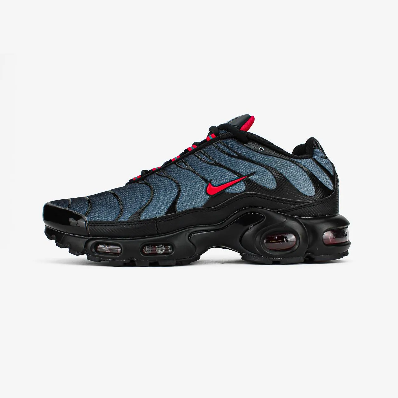 Baskets Nike Air Max Plus Black Gradient Red-cuir et textile – Image 1