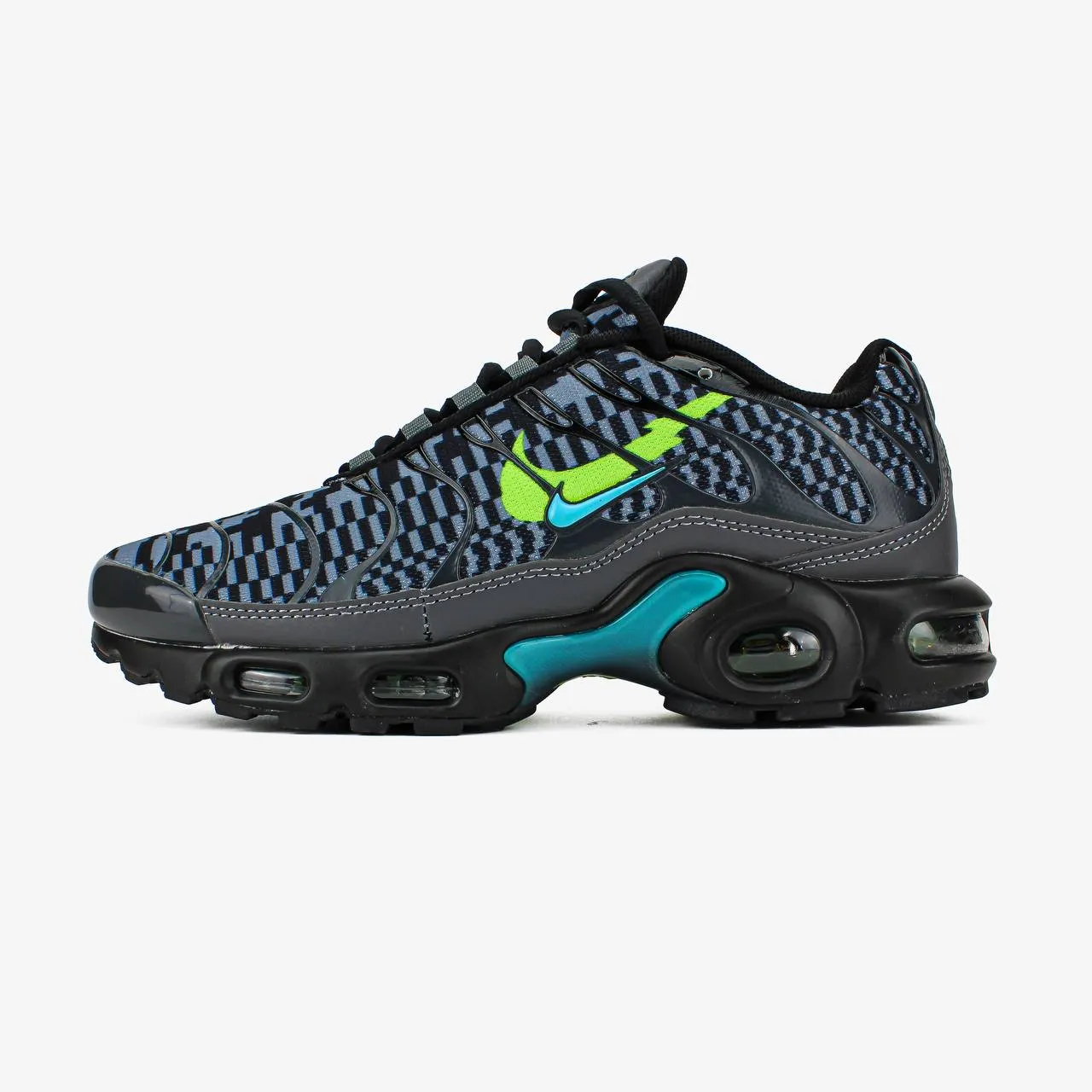 Кросівки Nike Air Max Plus Black Double Swoosh — шкіряно-текстильні - Зображення 1
