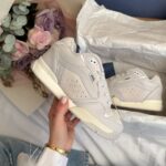 Rowley XLT Beige Sneakers-Leder für Herren und Damen