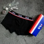 Biancheria intima da uomo FILA Black - set in cotone e spandex