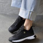 Кросівки Black чоловічі — шкіра та текстиль, стильне повсякденне взуття