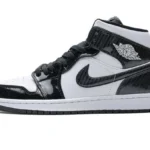 Nike Air Jordan 1 Mid SE ASW Carbon Fiber sneakers — men's patent leather