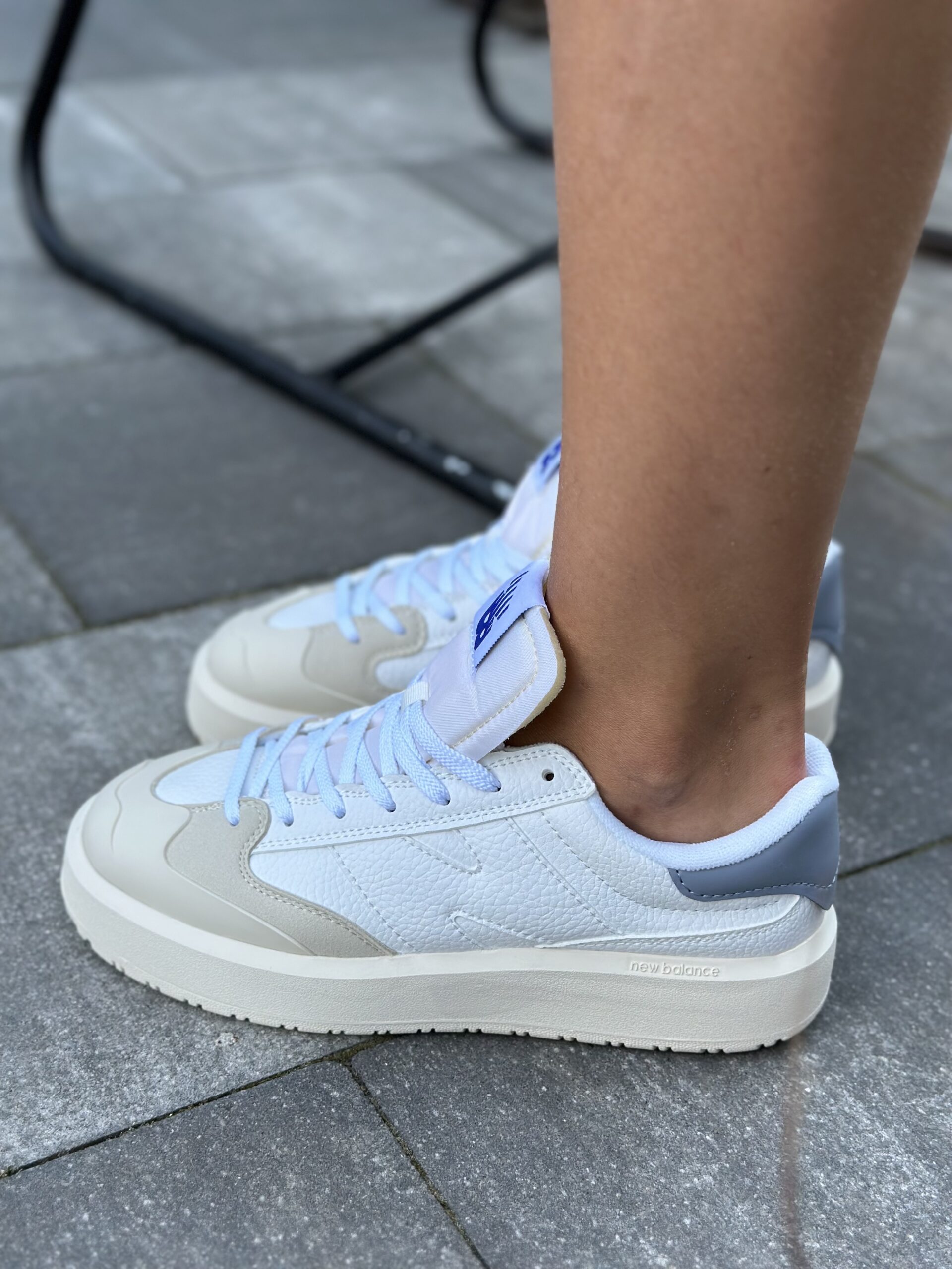 e33d114e-96b8-4ba3-9a62-e28c6ef71e25 Ct302 White Blue 2 sneakers-stylish leather sneakers in white and blue - Image 1