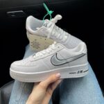 Кеди Air Force 1 White — класичні шкіряні кросівки у білому кольорі