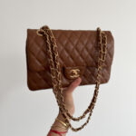 Chanel 2.55 Camel bag-stylish women's bag made of eco-leather