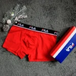Biancheria intima da uomo FILA Red-confortevole ed elastica in cotone
