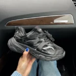 Кросівки Balenciaga Track Black — шкіряні стильні кросівки