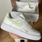 Air Force 1 Mini Swoosh Lime Lette Joggesko-Glow-In-the-dark Skinn