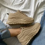 Uudet Beiget lenkkarit-tekstiilit ja ekonahka, tyylikkäät vapaa-ajan kengät