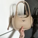 Sac à main Prada femmes noir éco-cuir