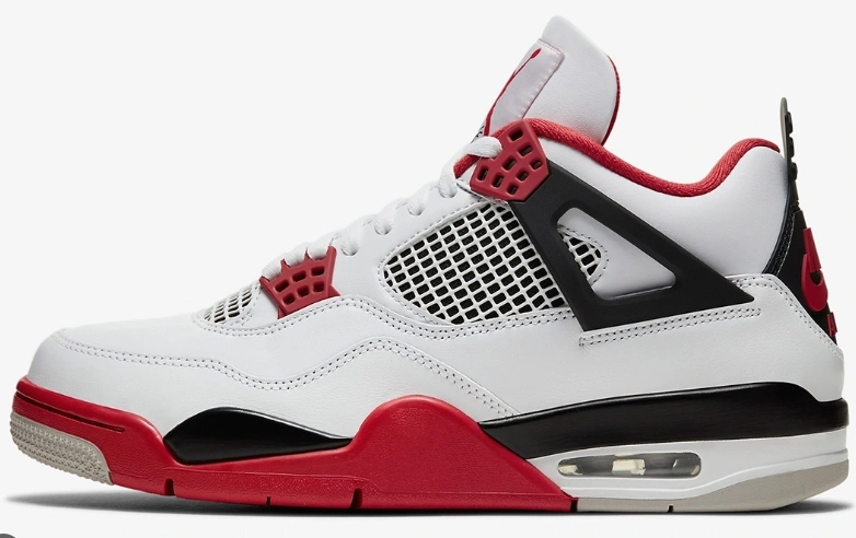 fdbd68ae-996c-4376-848d-9c4166884c9a Nike Air Jordan 4 retro Fire Red čības - ādas vīriešu Premium - Image 1