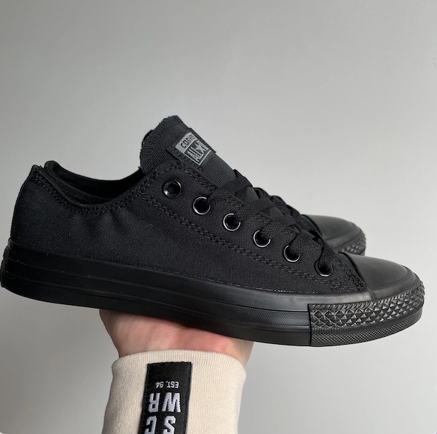 00d46dca-bf80-4948-a89f-757e6d9d5299 Кеди Converse Black — класичні текстильні чоловічі та жіночі - Зображення 1