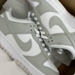 Кеди Nike SB Dunk Low White/Gray — шкіряні, стильні та зручні
